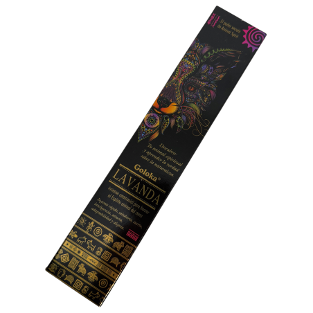 Animal Spirits Lavender Fox Incense Goloka Incense - Pack of 8 organic incense sticks