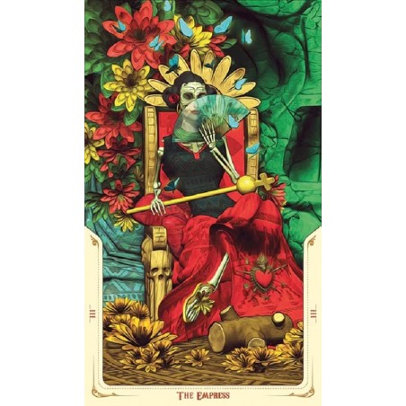 Santa Muerte Tarot Buch der Toten - Lo Scarabeo - Fabio Listrani - Buch und 78 Tarotkarten