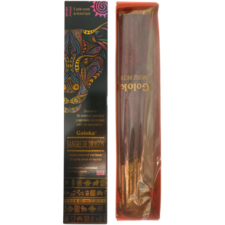 Animal Spirits Incense Dragon Blood Leopard Incense Goloka - Zestaw 8 organicznych kadzidełek