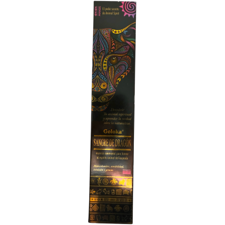 Animal Spirits Incense Dragon Blood Leopard Incense Goloka - Pack of 8 organic incense sticks