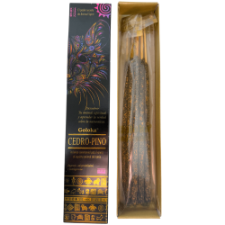 Incenso Animal Spirits Cedro Pino Topo Incenso Goloka - Confezione da 8 bastoncini di incenso biologico
