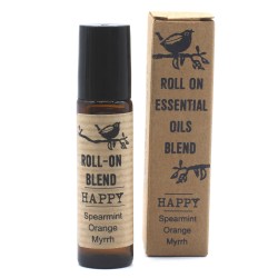 Roll-on Blend of Essential Oils Happiness Mint,...