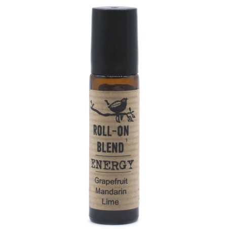 Mistura de Óleos Essenciais Roll-on Energy Toranja, Tangerina e Lima com vitamina E - 10ml.