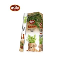 Incienso Romero AUM Fragrances - Caixa de 6...
