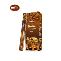 Incienso Sándalo AUM Fragrances - Caixa de 6...