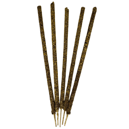 Palo Santo Encens, Encens & Myrrhe Premium Nirvana Brésil Purification - 5 bâtonnets épais faits à la main - Fabriqué au Brésil