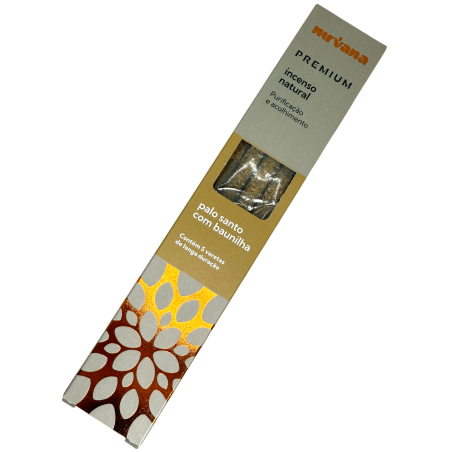Palo Santo Wierook en Premium Vanilla Nirvana Brazil Purification - 5 dikke handgemaakte stokjes - Made in Brazil