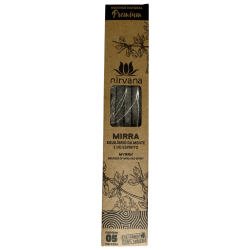 Incienso Mirra Premium Nirvana Brasil Equilibrio Mente y Espíritu  - 5 varillas gruesas artesanales - Hecho en Brasil