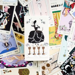 Baralho de Tarot Carlotydes - Fournier 78 cartas e livreto de instruções