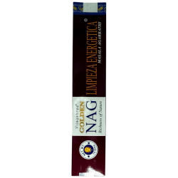 Incenso de Limpeza Energética Vijayshree Fragrance GOLDEN NAG  - 1 Pacote de 15gr.