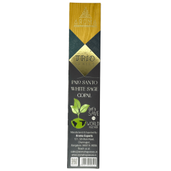 Kadzidło AROMA Trio Palo Santo, Biała Szałwia i Kopal - Trio Series 1 opakowanie 15gr.
