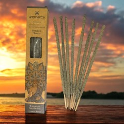 Incenso Magisterial Aromas de Incenso Branco Argentina 8 barras grossas com Resinas - Limpeza Energética