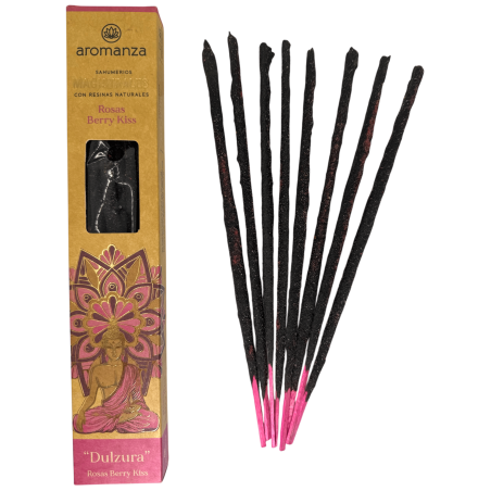 Magisterial Pink Berry Kiss Incense Aromanza Argentina 8 thick bars with Natural Resins - Sweetness