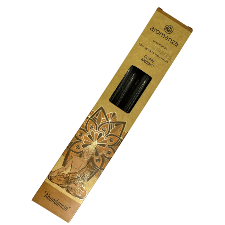 Sahumerios Magistrales Copal Andino Weihrauch Aromanza Argentina 8 dicke Riegel mit Naturharzen - Abundance