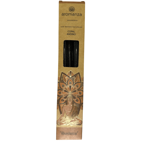 Sahumerios Magistrales Copal Andino Weihrauch Aromanza Argentina 8 dicke Riegel mit Naturharzen - Abundance