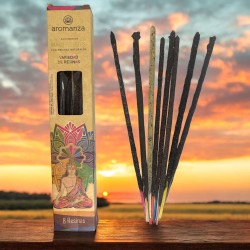 Magisterial Incense Variety Resins Aromanza Argentina 天然樹脂入り8本厚棒 - 8樹脂