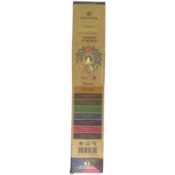 Magisterial Incense Variety Resins Aromanza Argentina 天然樹脂入り8本厚棒 - 8樹脂