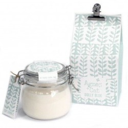 Velas em Jarra de Vidro - Dolly Azul