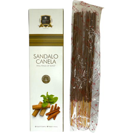 Incienso Sándalo con Canela Alaukik 30gr. - Incienso Masala