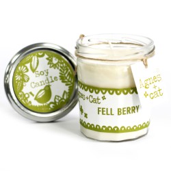 Velas en Bote de Cristal - Fell Berry  - 1