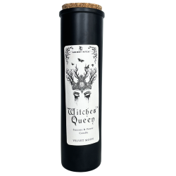 Bougies Purifiantes Sorcières Anciennes - Reine des Sorcières - 50h - Lune de Velours - Succès et Puissance