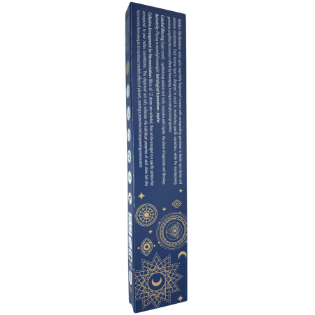 Goloka Incense Manifestations Heavenly Blessing Jasmine Incense with Lapis Lazulí Mineral - 15gr.