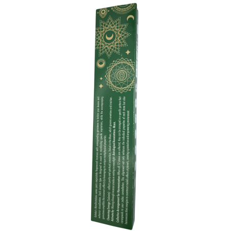 Incienso Goloka Manifestacions Neteja d'Energia Incienso Salvia Blanca amb Mineral de Selenita - 15gr.