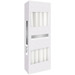 Velas Cónicas - Blancas - Precio por unidad de vela  - 1