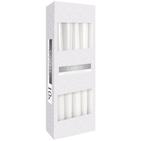 Velas Cónicas - Blancas - Precio por unidad de vela  - 1