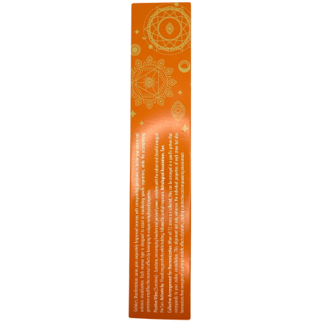 Encens Goloka Manifestations de Vibrations Positives Encens Menthe avec Minéral de Pierre de Soleil - 15gr. - Positive Vibes