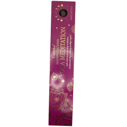 Goloka Tămâie Manifestări Yoga Meditație Palo Santo Tămâie cu Ametist Mineral - 15gr.