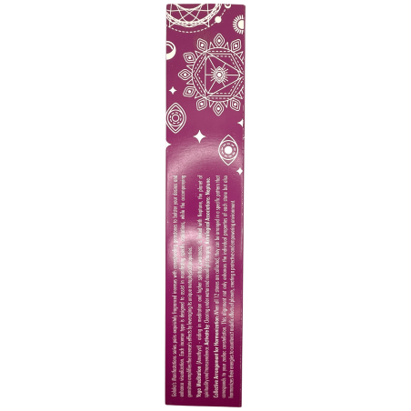 Goloka Räucherstäbchen Manifestationen Yoga Meditation Palo Santo Weihrauch mit Amethyst Mineral - 15gr.