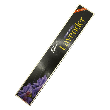 Padmini Super Lavendel Räucherstäbchen - Packung mit 10 Riegeln