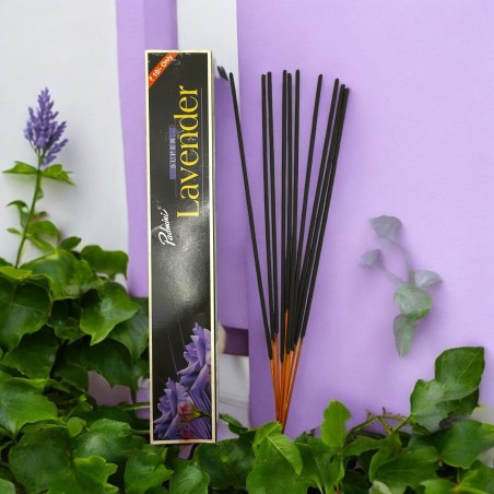 Padmini Super Lavendel Räucherstäbchen - Packung mit 10 Riegeln
