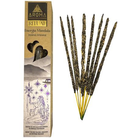 Mandala Energy Ritual Incense AROMA Artisan Incense - 20 gram box with inspiring message