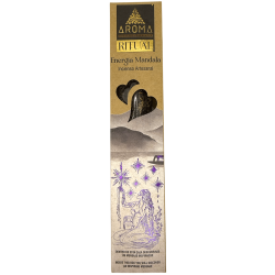 Encens Mandala Energy Ritual AROMA Encens Artisanal - Boîte de 20 grammes avec message inspirant