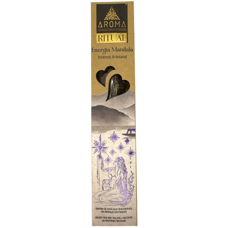 Tămâie Mandala Energy Ritual AROMA Tămâie Artizanală - Cutie de 20 de grame cu mesaj inspirațional