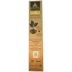 Reiki Energy Ritual Räucherstäbchen AROMA Artisan Räucherstäbchen - 20 Gramm Schachtel mit inspirierender Botschaft