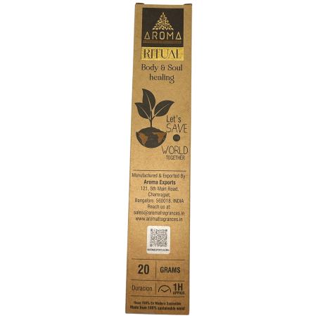 Weihrauch Heilung Körper & Seele AROMA Artisan Räucherstäbchen - 20 Gramm Schachtel mit inspirierender Botschaft