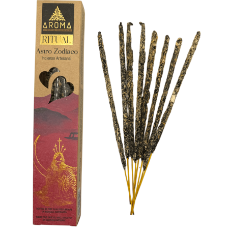 Astro Zodiac Räucherstäbchen AROMA Artisan Räucherstäbchen - 20 Gramm Schachtel mit inspirierender Botschaft