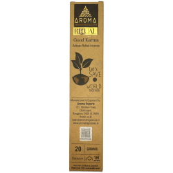 Good Karma Ritual Incense AROMA Artisan Incense - 20 gram box with inspirational message
