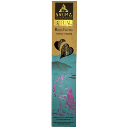 Encens Good Karma Ritual AROMA Encens Artisan - Boîte de 20 grammes avec message inspirant