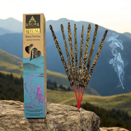 Good Karma Ritual Incense AROMA Artisan Incense - 20 gram box with inspirational message