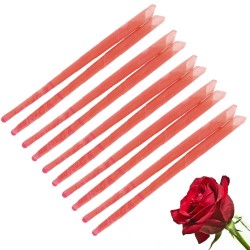 Par Velas de oido aromatica - Rosa  - 9