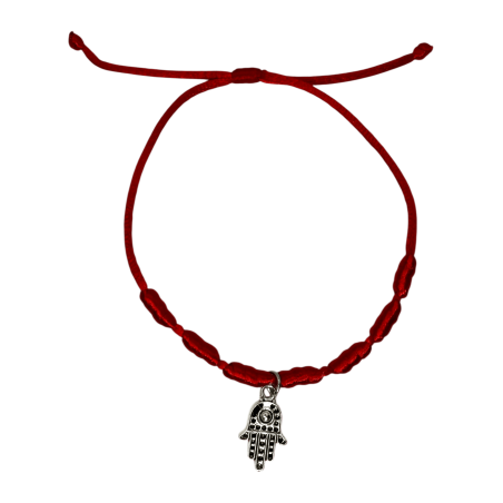 7 knopen armband met de hand van Fatima / Hamsa HOSTENATURA - Bescherming en preventie van het boze oog