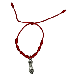 Pulseira 7 Nós com Punho Fechado / Higa / Figa HOSTENATURA - Afasta o mau-olhado, a inveja e o ciúme