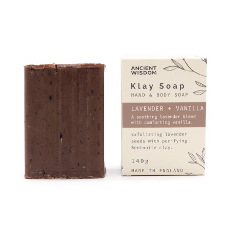 Sabó Artesà d'Arcilla Lavanda i Vainilla - Relaxant, Reconfortant i Exfoliant - 140gr.