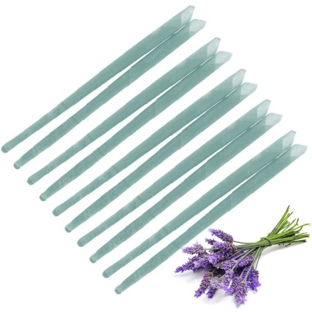 Par Velas de oido aromatica - Lavanda  - 9