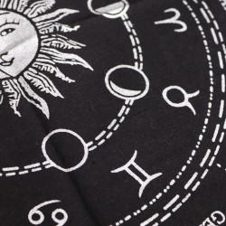 Pânză de altar cu franjuri Horoscop ezoteric - 50x50cm