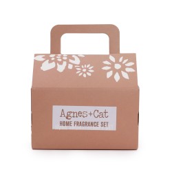 Coffret Parfum Marocain Agnès & Cat - Brûleur à fioul, cires aromatiques et bougie thé